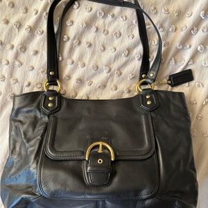 Coach Campbell black Carryall shoulder bag